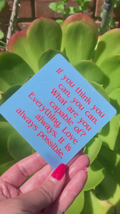 Inspirational Mantra Cards